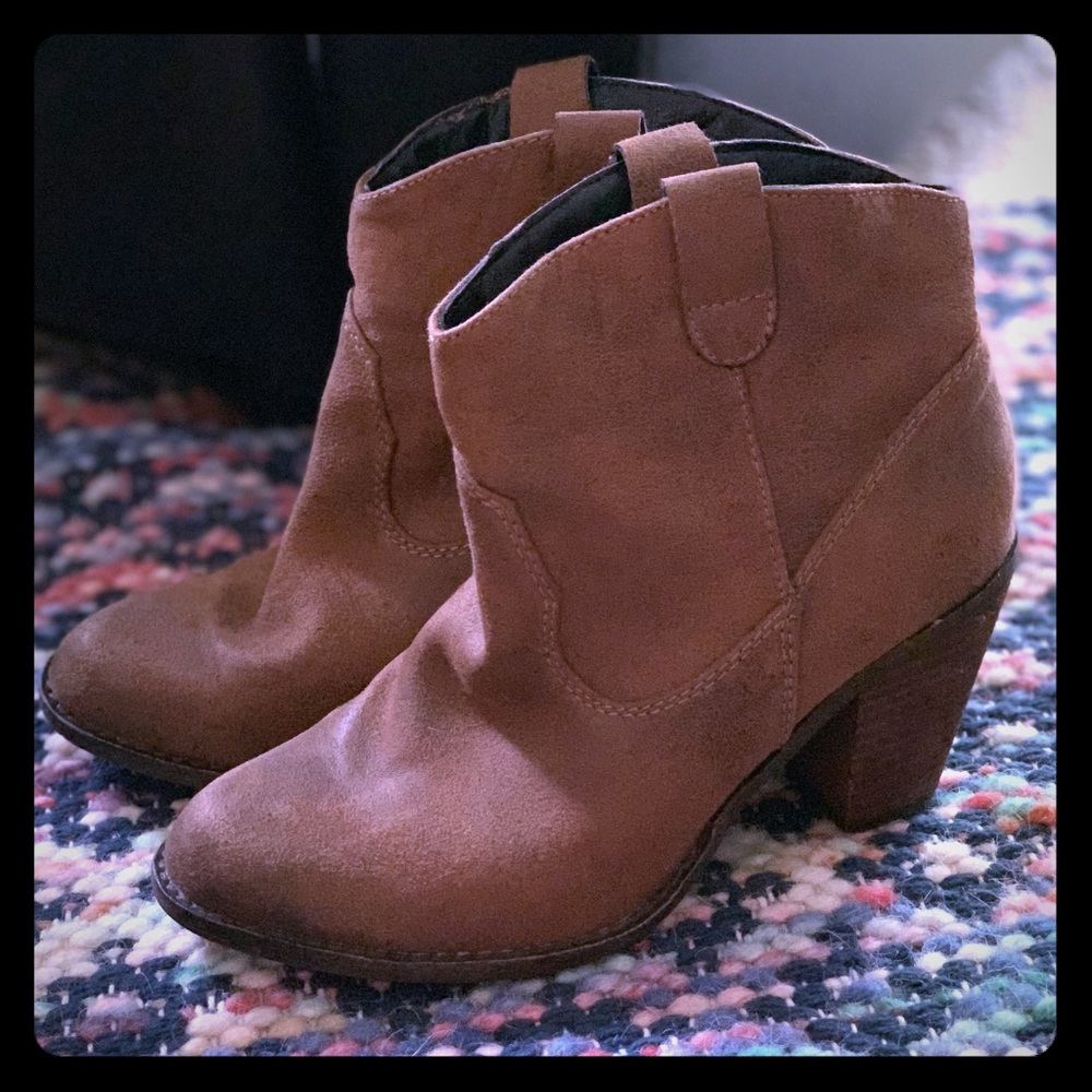 Brown booties